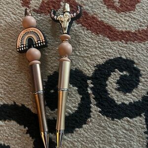 Boho Chic Decorative Pens Set of 2